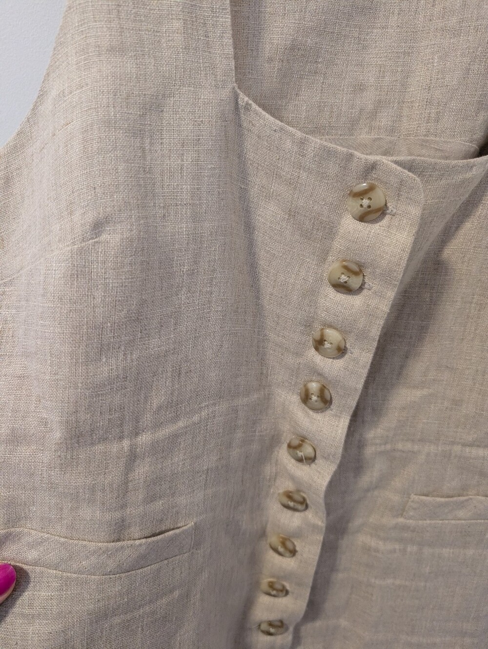 Faithfull The Brand/Marinia Linen Dress Sz M - Picture 5 of 7